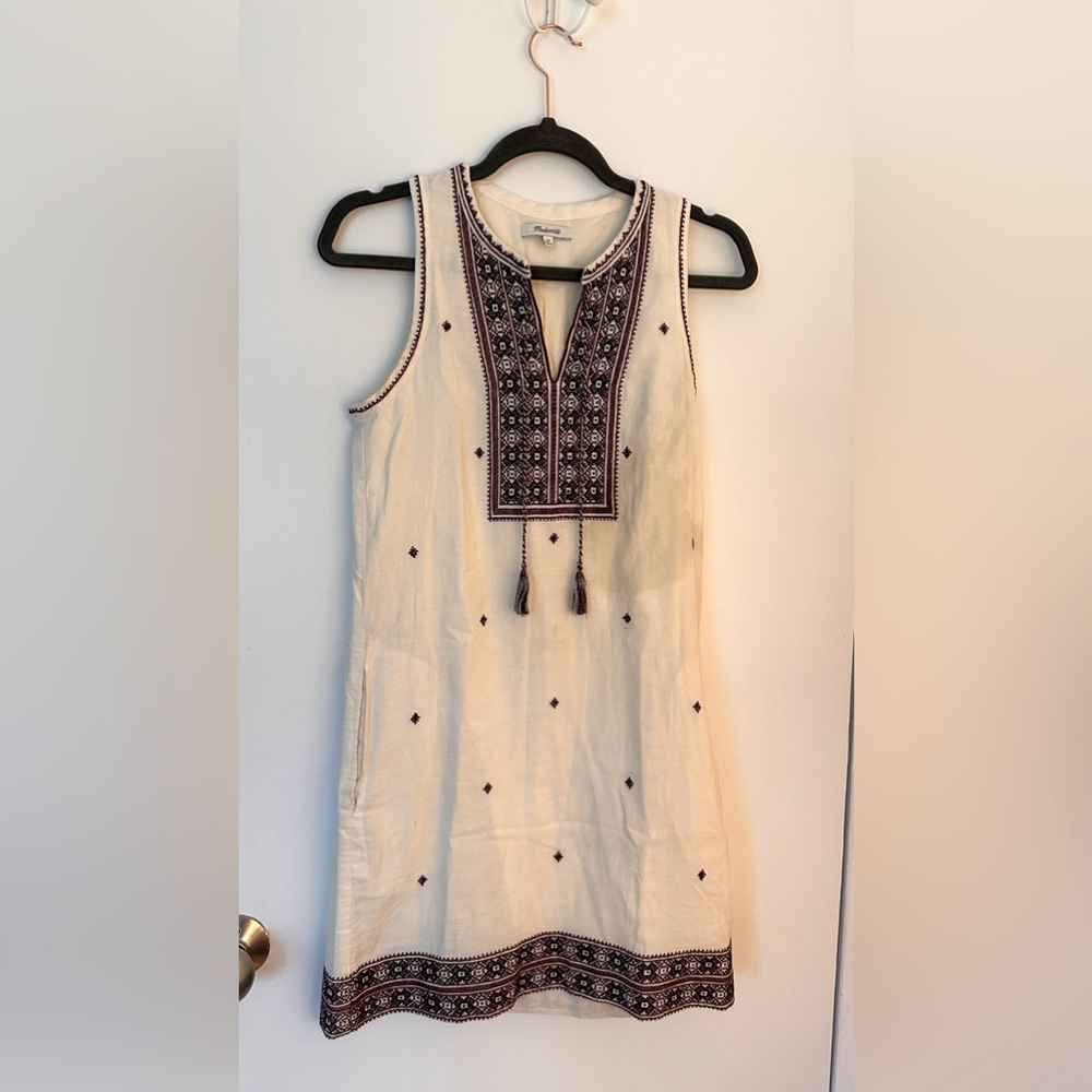 Madewell embroidered dress